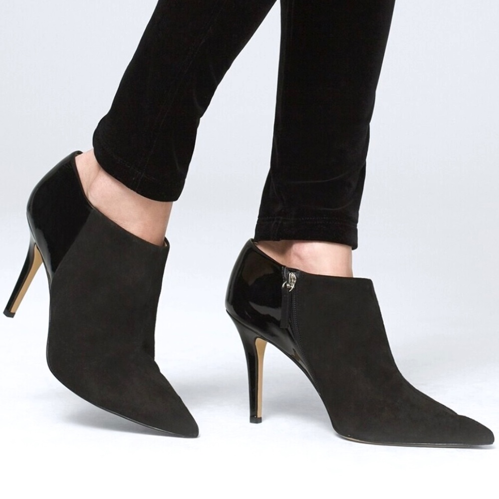 White House Black Market Black Ankle Booties
